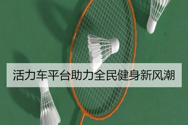 活力车平台助力全民健身新风潮
